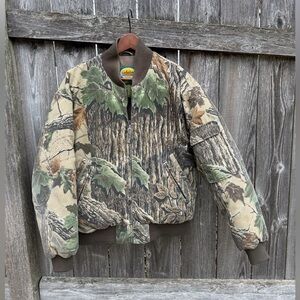Vintage Cabelas Realtree Camo Goose Down Jacket